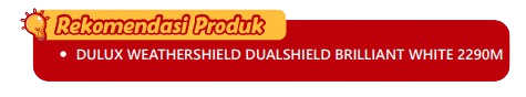 Produk Dulux Weathershield Dualshield Brilliant White 2290M