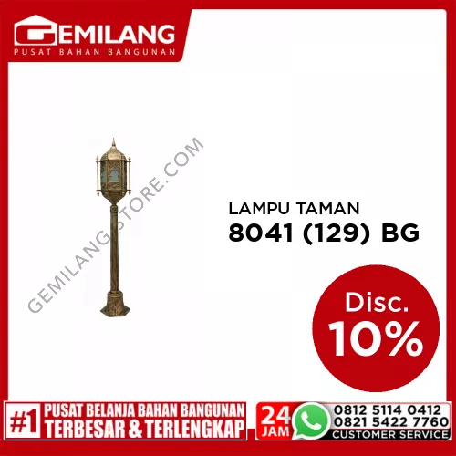LAMPU TAMAN  BOLLARD 8041 (129) BG