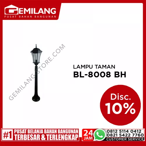 LAMPU TAMAN BL-8008 BH