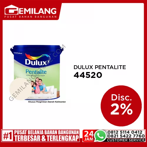 DULUX PENTALITE LILY WHITE 44520 II 2.5ltr