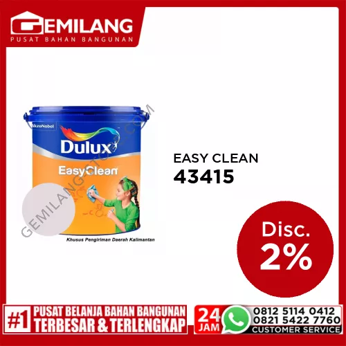 DULUX EASY CLEAN DEW DROP 43415 2.5ltr