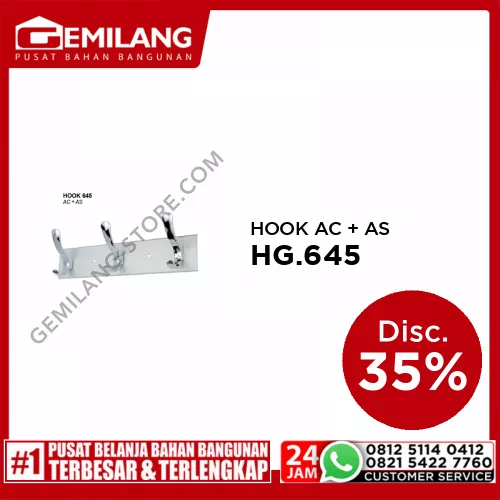HG.645 AC + AS HOOK SOLID