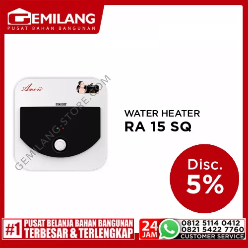 AMORE WATER HEATER RA 15 SQ