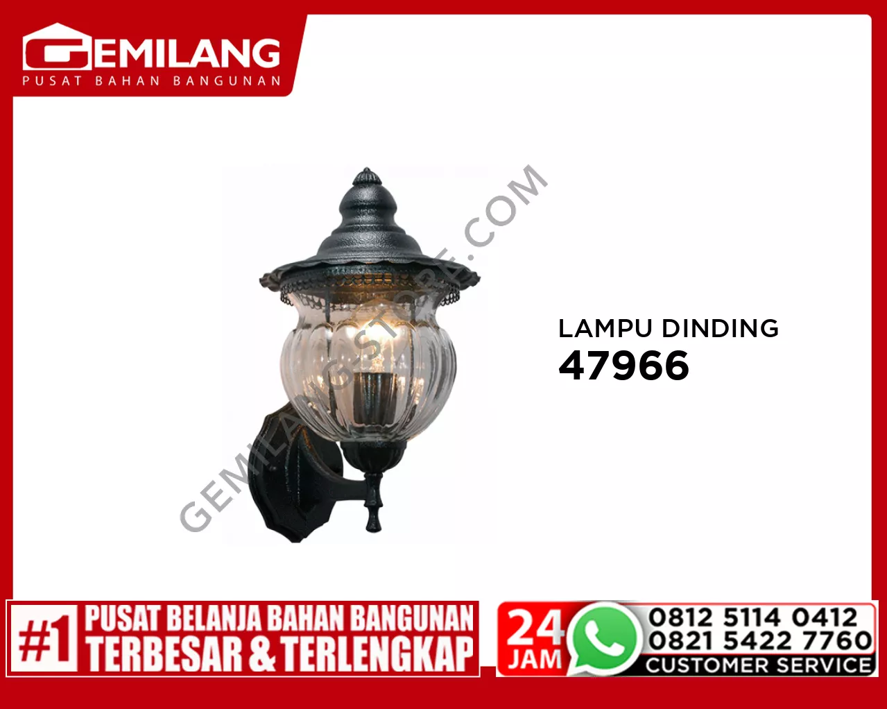 LAMPU DINDING WL-8060 BH