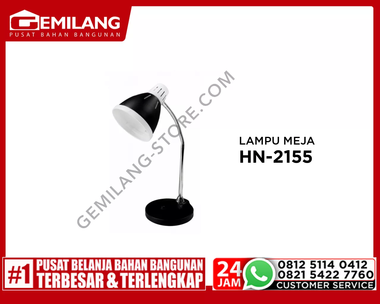 LAMPU MEJA HN-2155 MWH + MBK