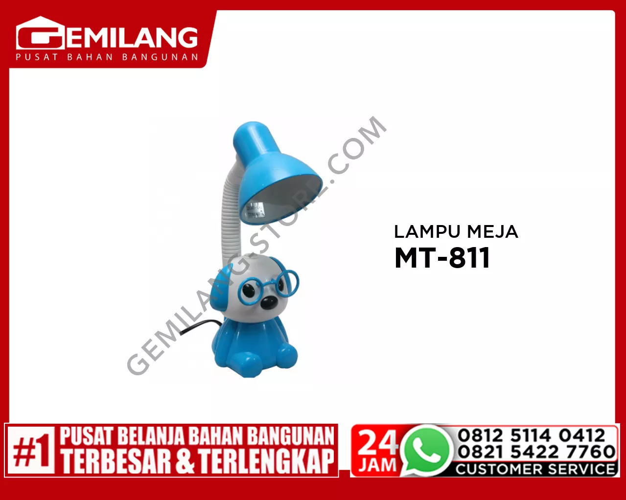 LAMPU MEJA MT-811 BLUE