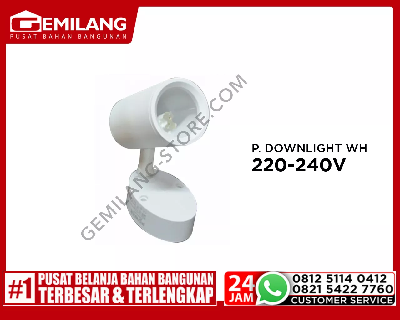 POWER DOWNLIGHT C1619-PA-16 WH
