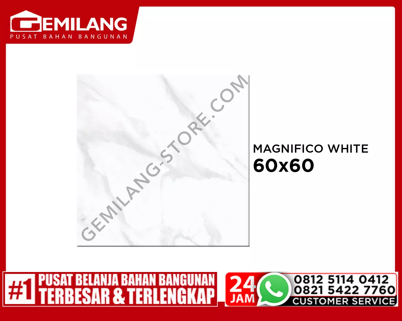 SUN POWER GRANIT MAGNIFICO WHITE (GS66199) 60 x 60