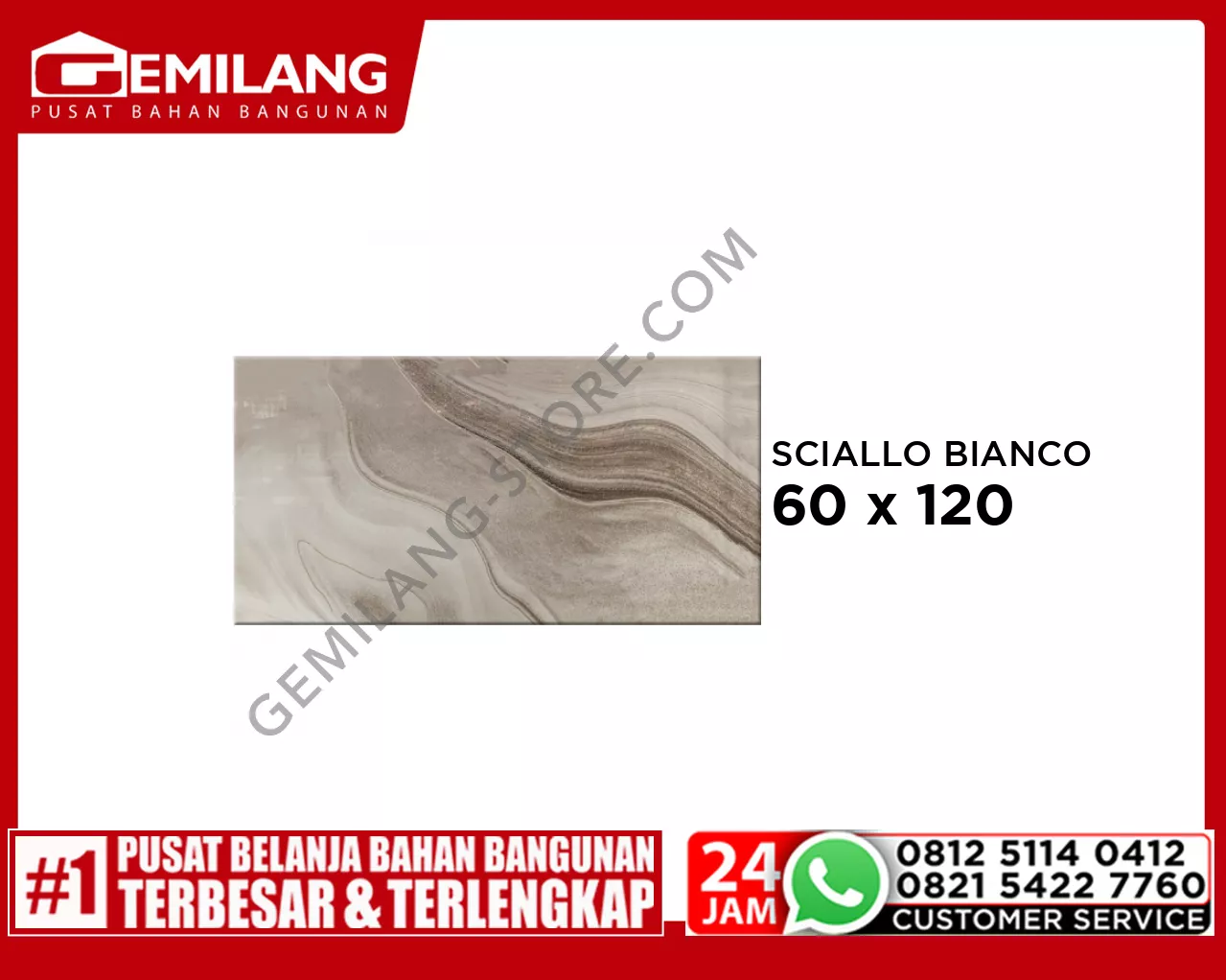 QNQ GRANIT SCIALLO BIANCO GOLDEN STAR 60 x 120