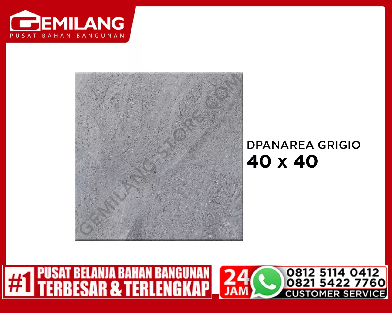ROMAN DPANAREA GRIGIO (G449536) 40 x 40