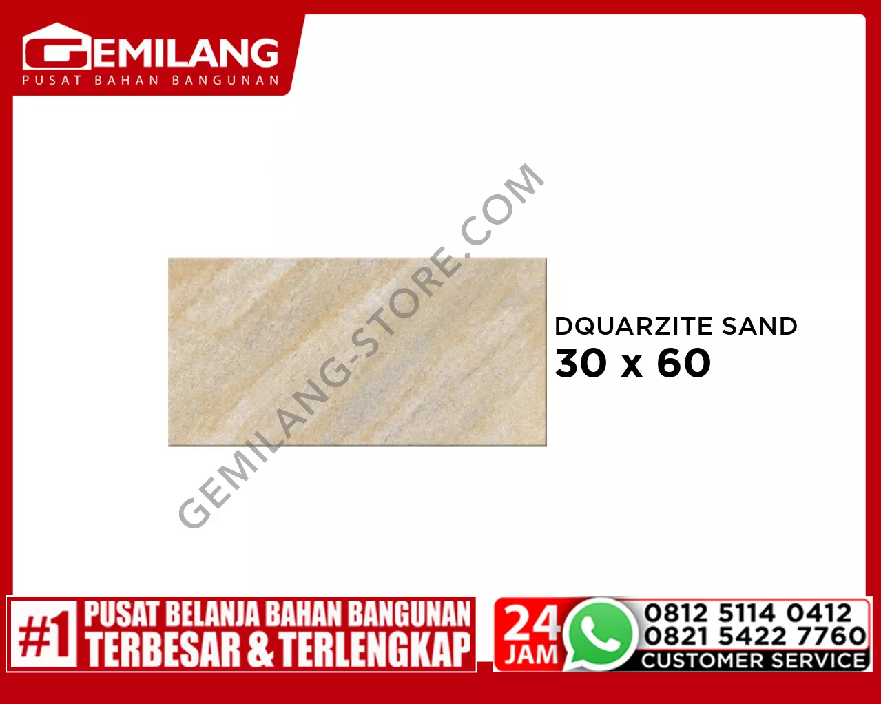 ROMAN GRANIT DQUARZITE SAND (GT635512R) 30 x 60