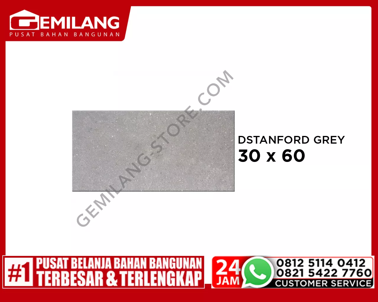 ROMAN GRANIT DSTANFORD GREY (GT635518CR) 30 x 60