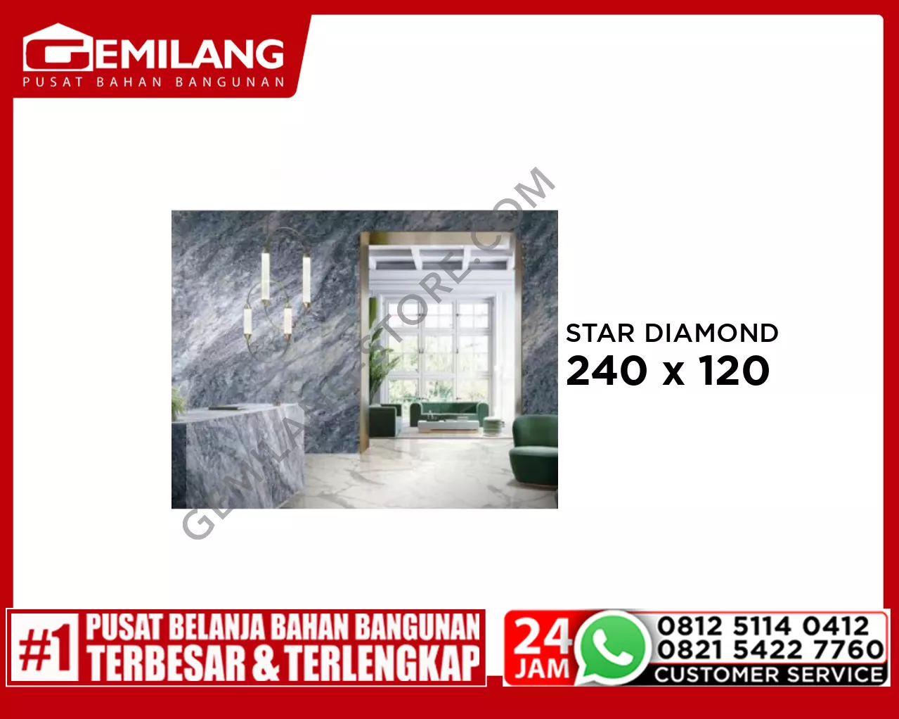 MARCO GRANIT STAR DIAMOND 24946-B 240 x 120