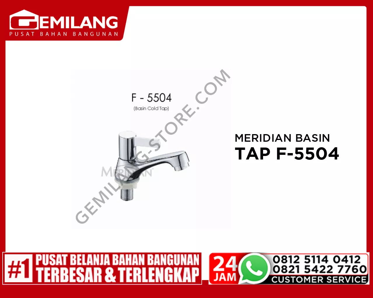 MERIDIAN BASIN COLD TAP F-5504