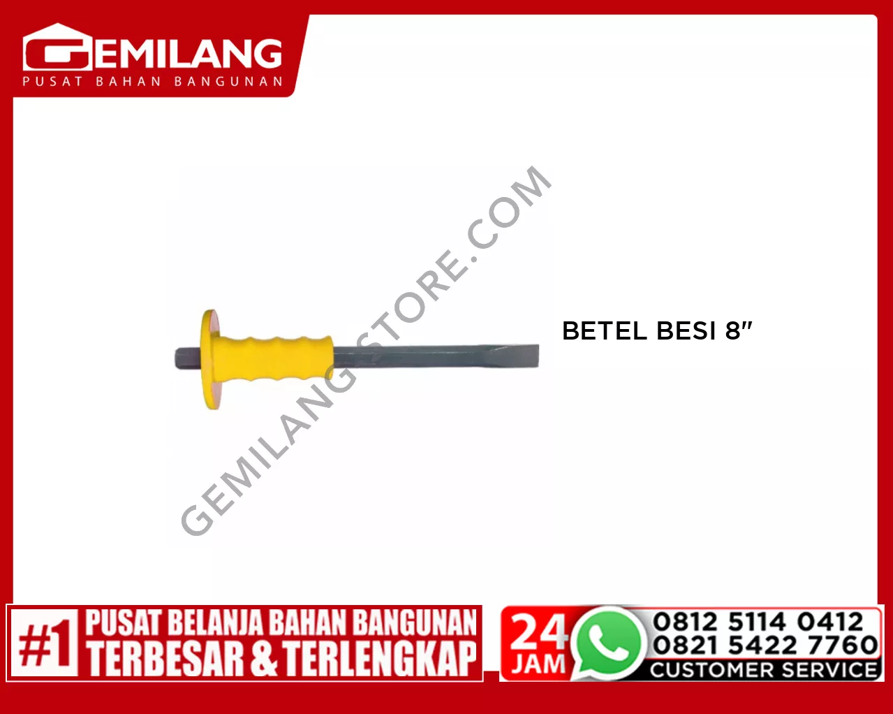 PROHEX BETEL BESI P KRT PVC WRN NEON 8inch (0290-080)