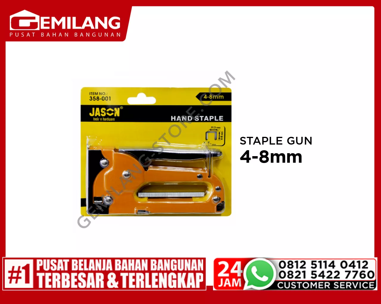 JASON STAPLE GUN 4-8mm (9.358.001)