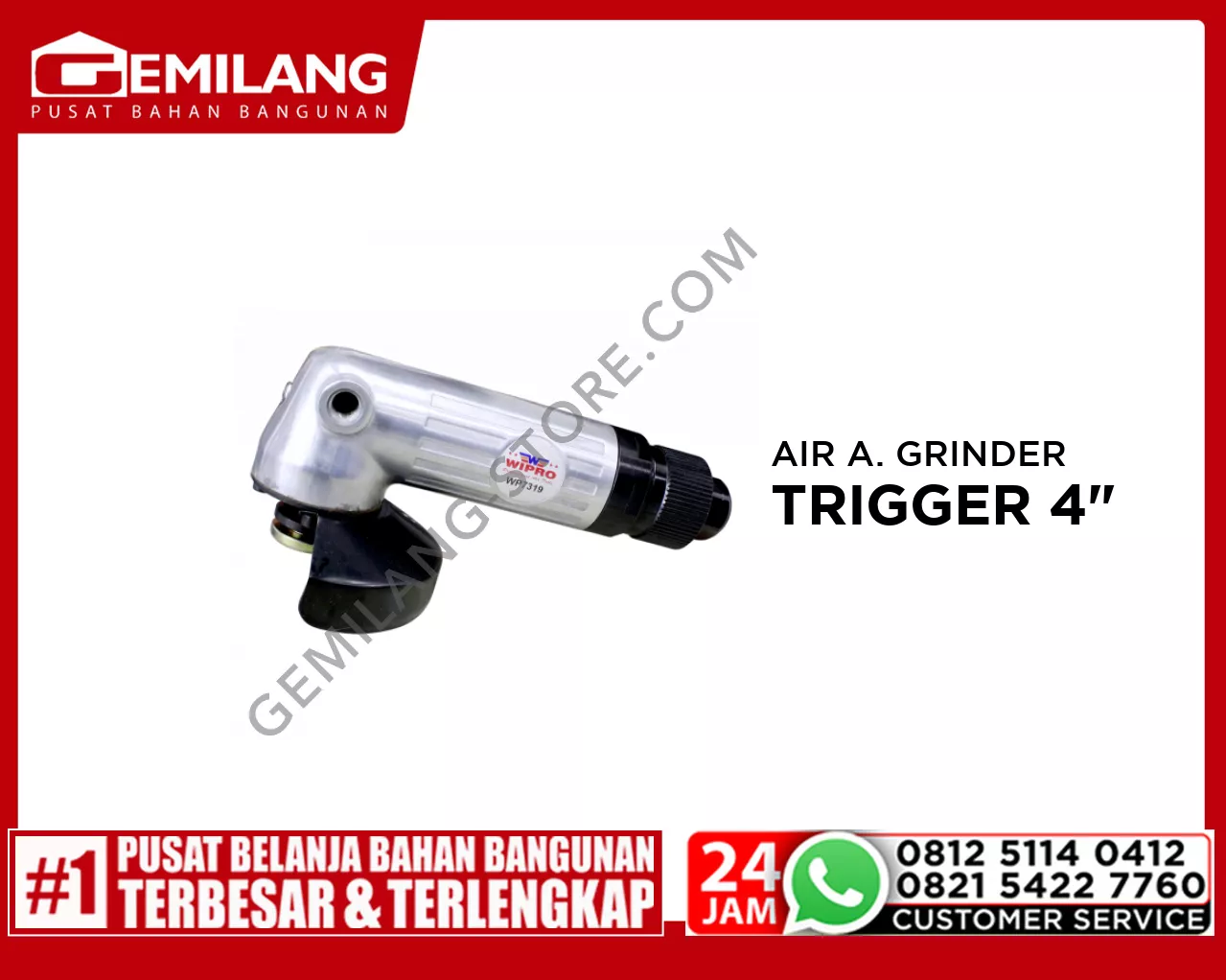 WIPRO AIR ANGLE GRINDER (TRIGGER) (4inch) (RP7319)