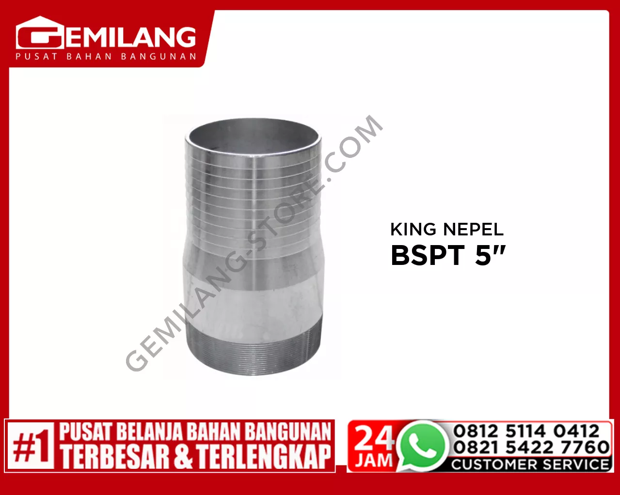 SELLERY KING NEPEL BSPT 5inch