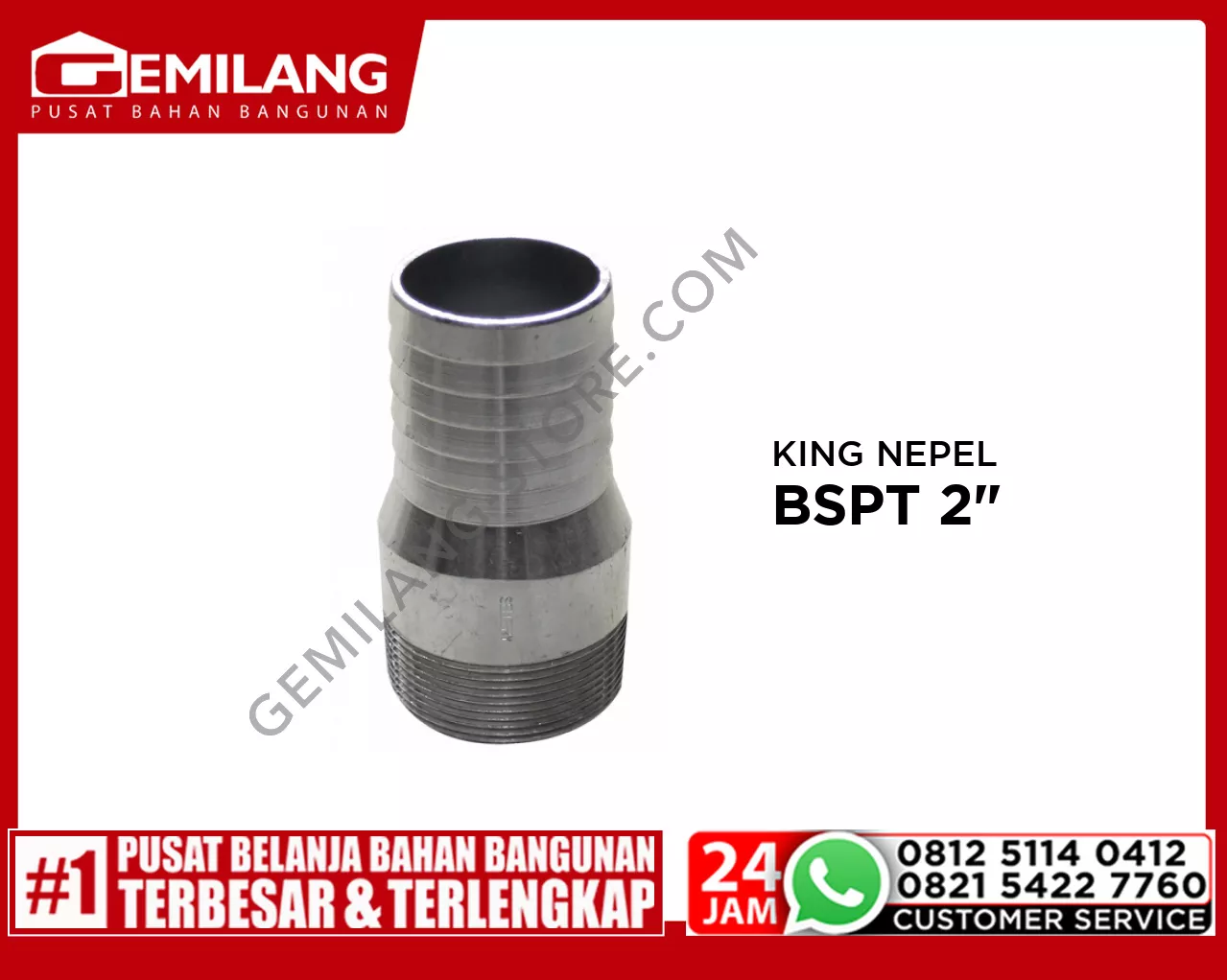 SELLERY KING NEPEL BSPT 2inch
