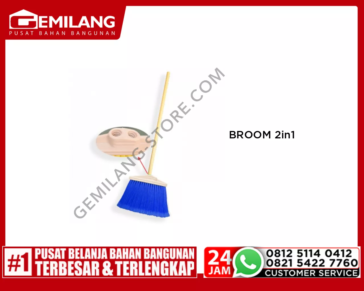 CLEAN MATIC BROOM 2in1