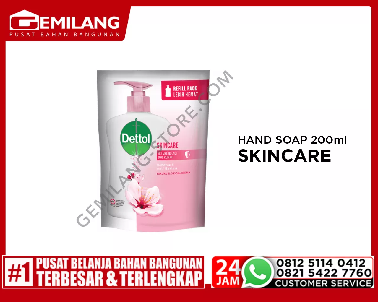 DETTOL HAND SOAP SKIN CARE/RE-ENERGIZE 200ml