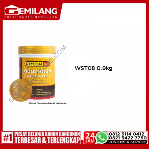 NEO ALKYCOAT DECO WOODSTAIN WST08 EXPRESSO 0.9kg