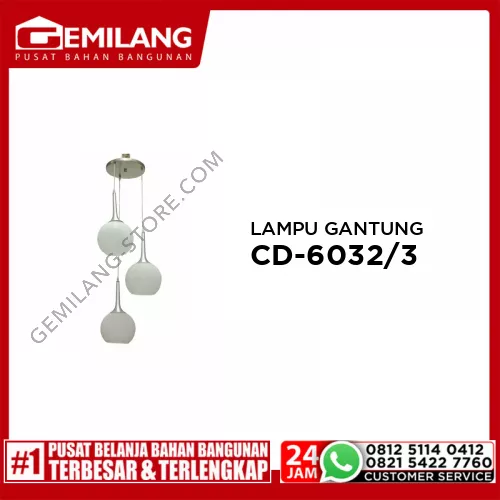 LAMPU GANTUNG CD-6032/3
