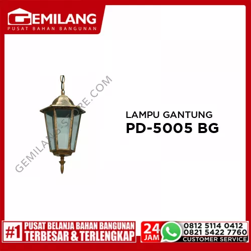 LAMPU GANTUNG PD-5005 BG