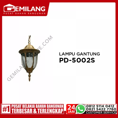 LAMPU GANTUNG PD-5002S BG