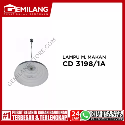 LAMPU MEJA MAKAN CD 3198/1A