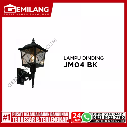 LAMPU DINDING WO - JM04 BK