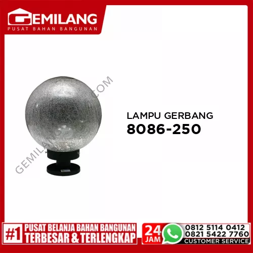 LAMPU GERBANG 8086-250 BK