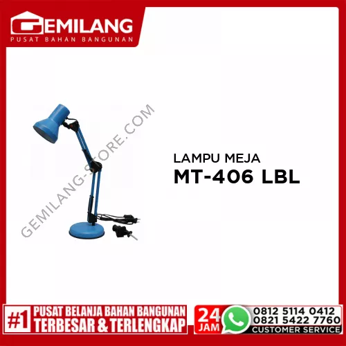 LAMPU MEJA MT-406 L.BLUE