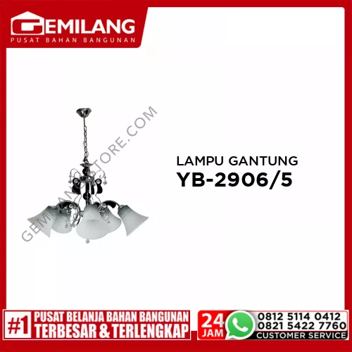 LAMPU GANTUNG YB-2906/5 CH