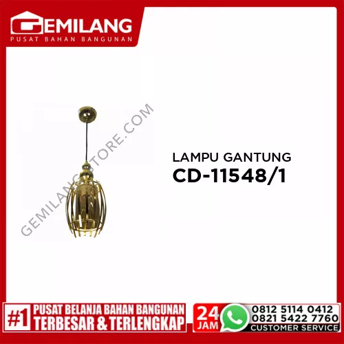 LAMPU GANTUNG CD-11548/1 GD