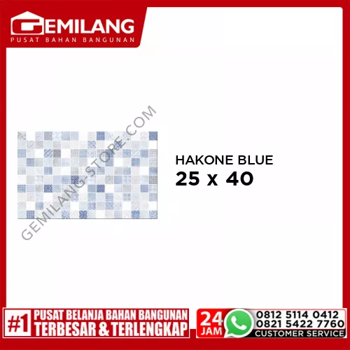 PLATINUM HAKONE BLUE 25 x 40