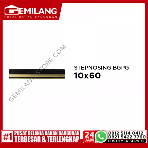GML STEPNOSING BLACK GOLD PINGUL GOLD 10 x 60