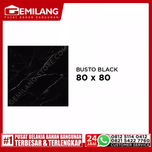 INFINITY GRANIT BUSTO BLACK 80 x 80