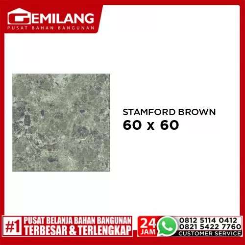PLATINUM STAMFORD BROWN REC 60 x 60