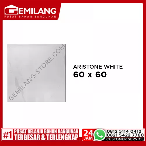 QNQ GRANIT ARISTONE WHITE 60 x 60