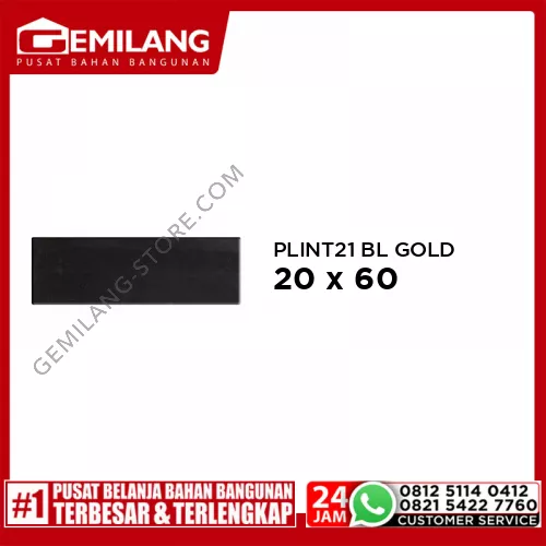 PMJ PLINT 21 BLACK GOLD 20 x 60