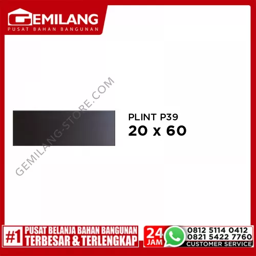 PMJ PLINT P39 BLACK OPAL 20 x 60