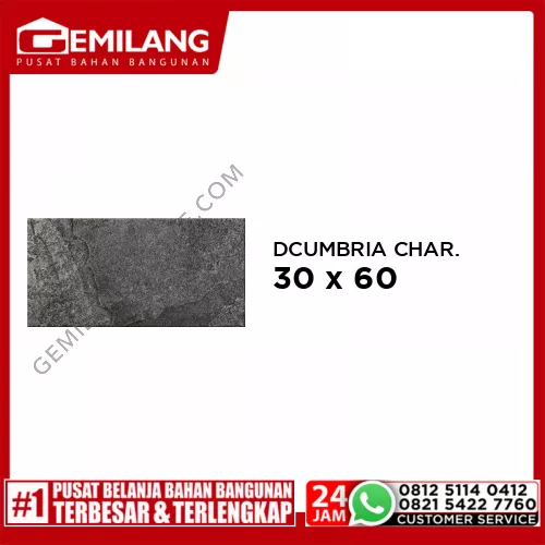 ROMAN GRANIT DCUMBRIA CHARCOAL (GT632607CR) 30 x 60