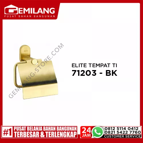 ELITE TEMPAT TISSUE STAINLESS SATIN GOLD E - 71203 - SG