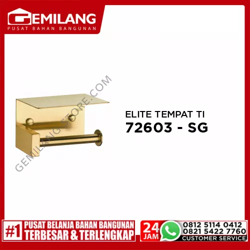 ELITE TEMPAT TISSUE SINGLE SATIN GOLD E - 76203 - SG