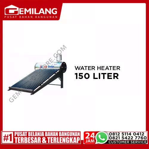 INTI SOLAR WATER HEATER THE MASTER (STAINLESS STEEL) 150ltr