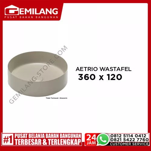 AETRIO WASTAFEL MATT BEIGE WB3603M 360 x 360 x 120