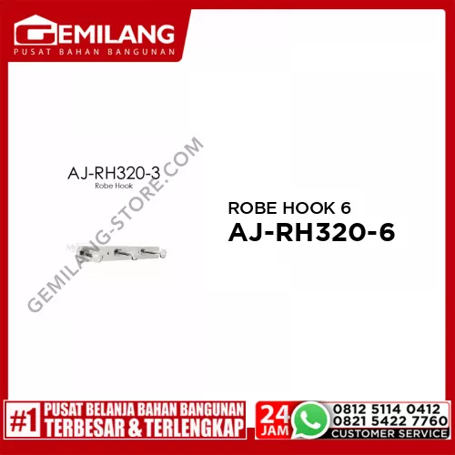 MERIDIAN ROBE HOOK AJ-RH320-3