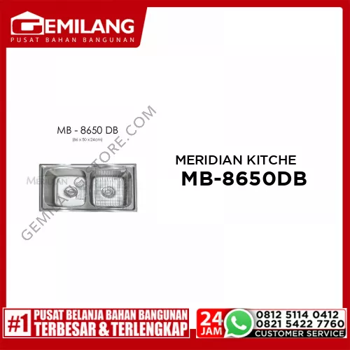 MERIDIAN KITCHEN SINK MB-8650DB
