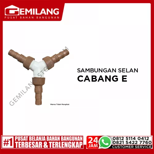 SAMBUNGAN SELANG PVC CABANG 3